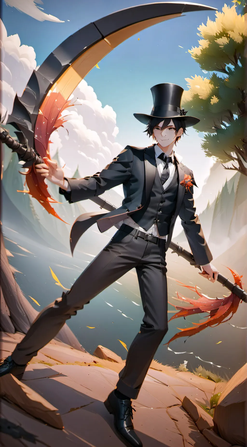 ai character: suy background