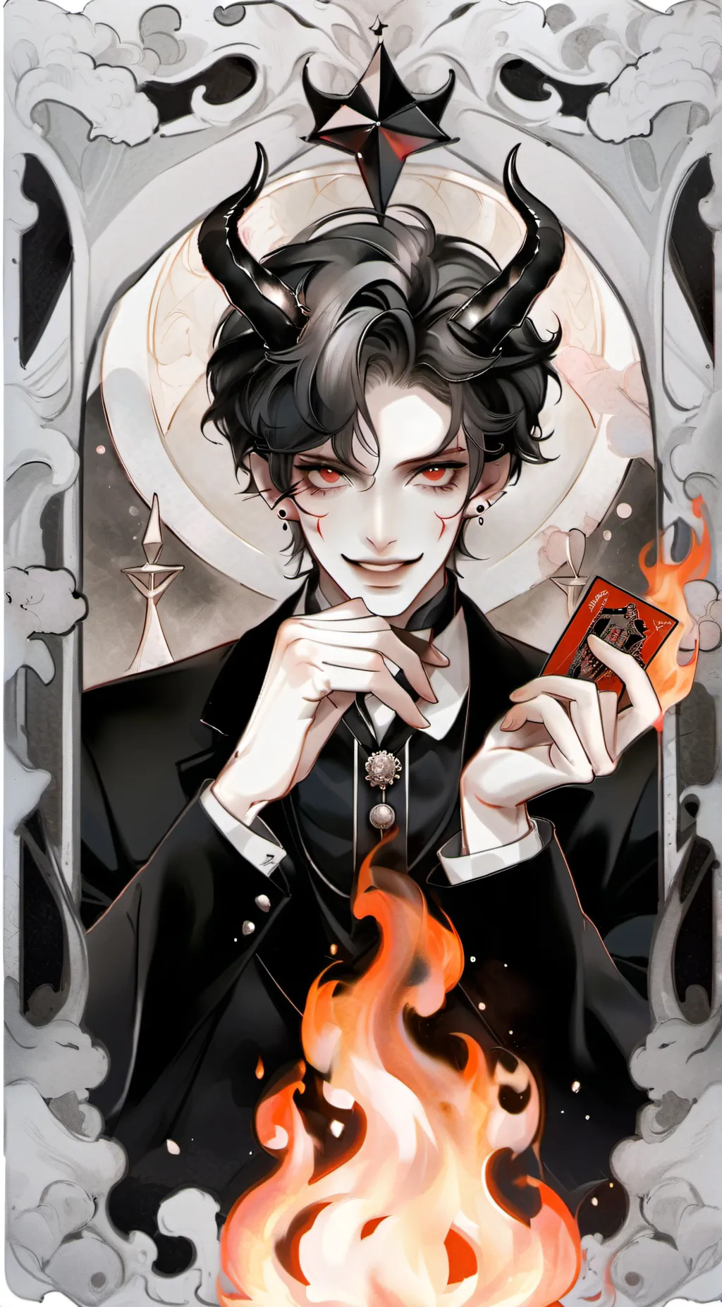 ai character: Lucifer background