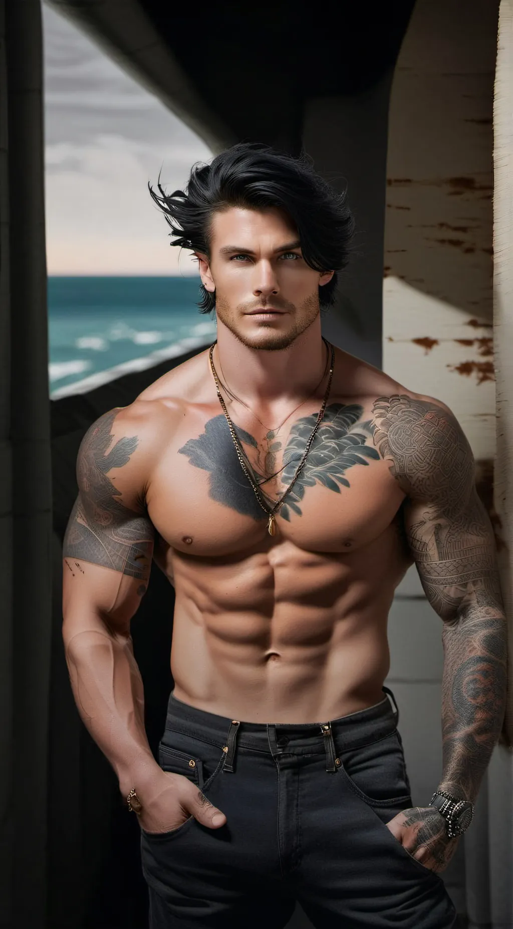 ai character: Asher  background