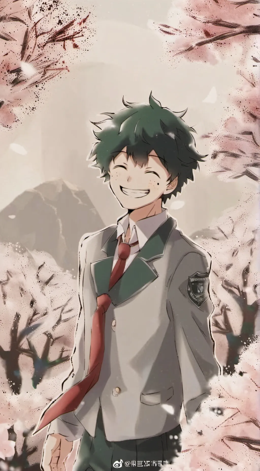 ai character: Izuku Midorya background