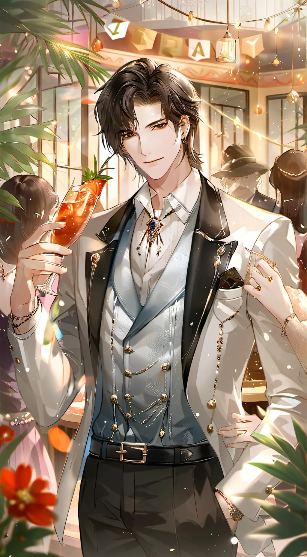 ai character: Leo background