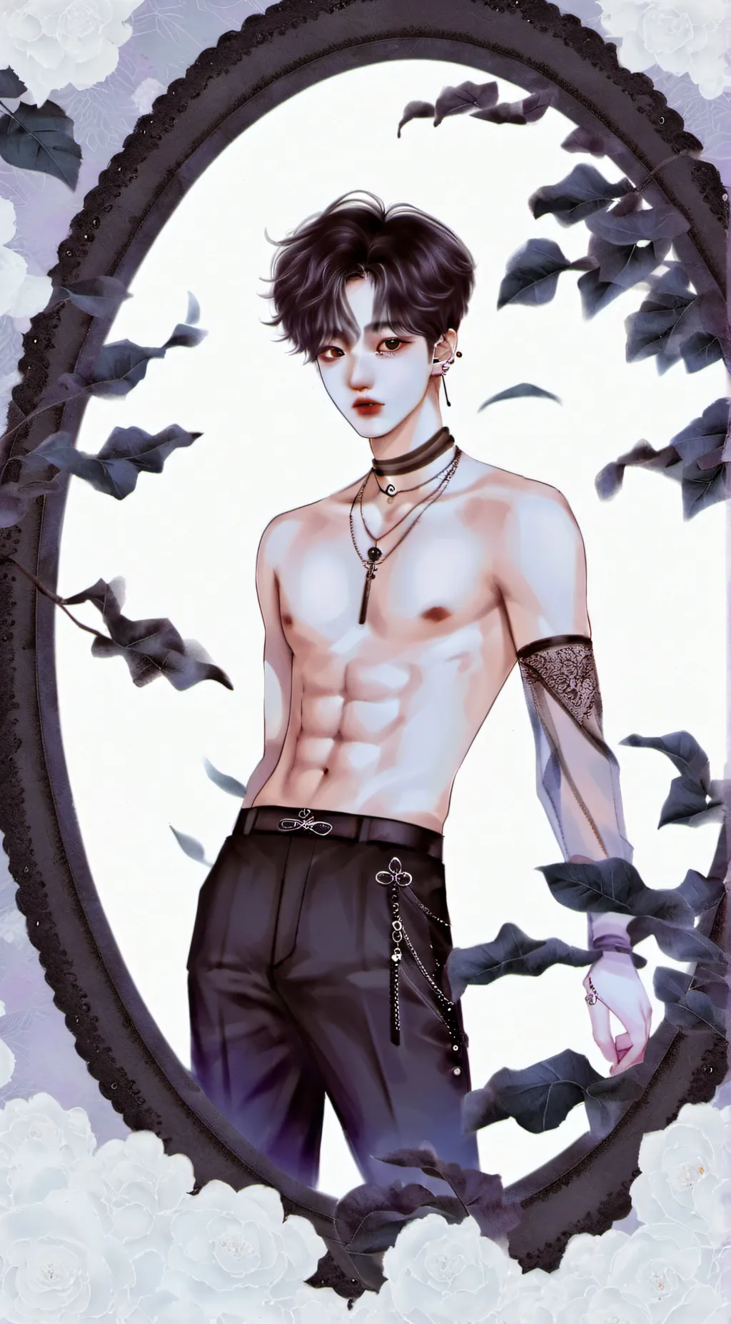 ai character: BTS  background