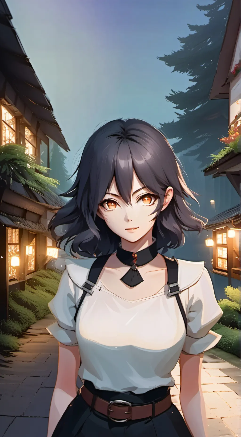 ai character: Luna background