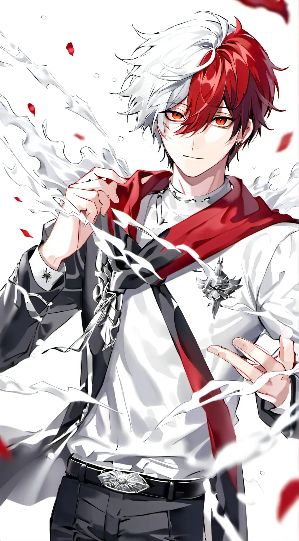 ai character: shoto todoroki background