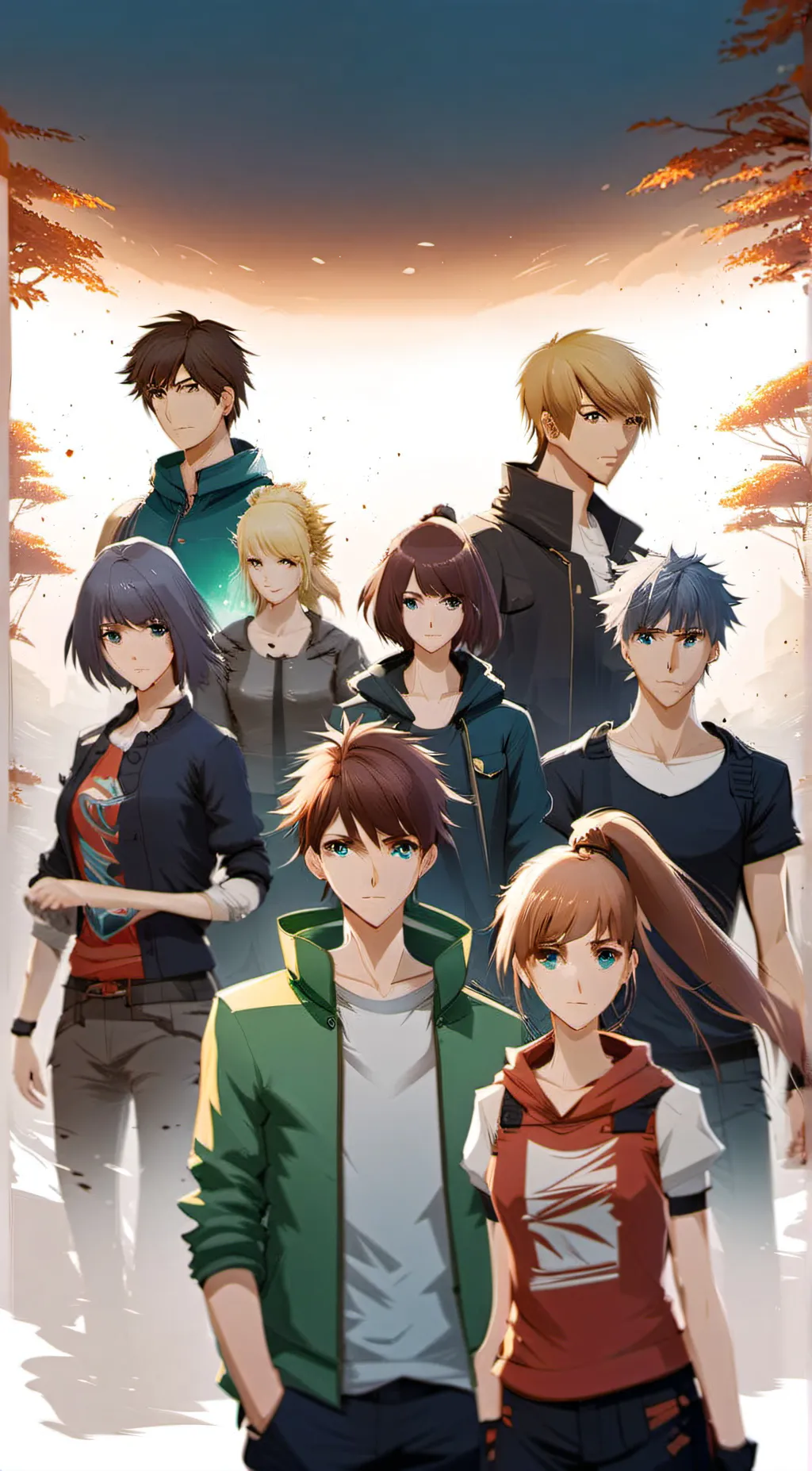 ai character: The popular kids background