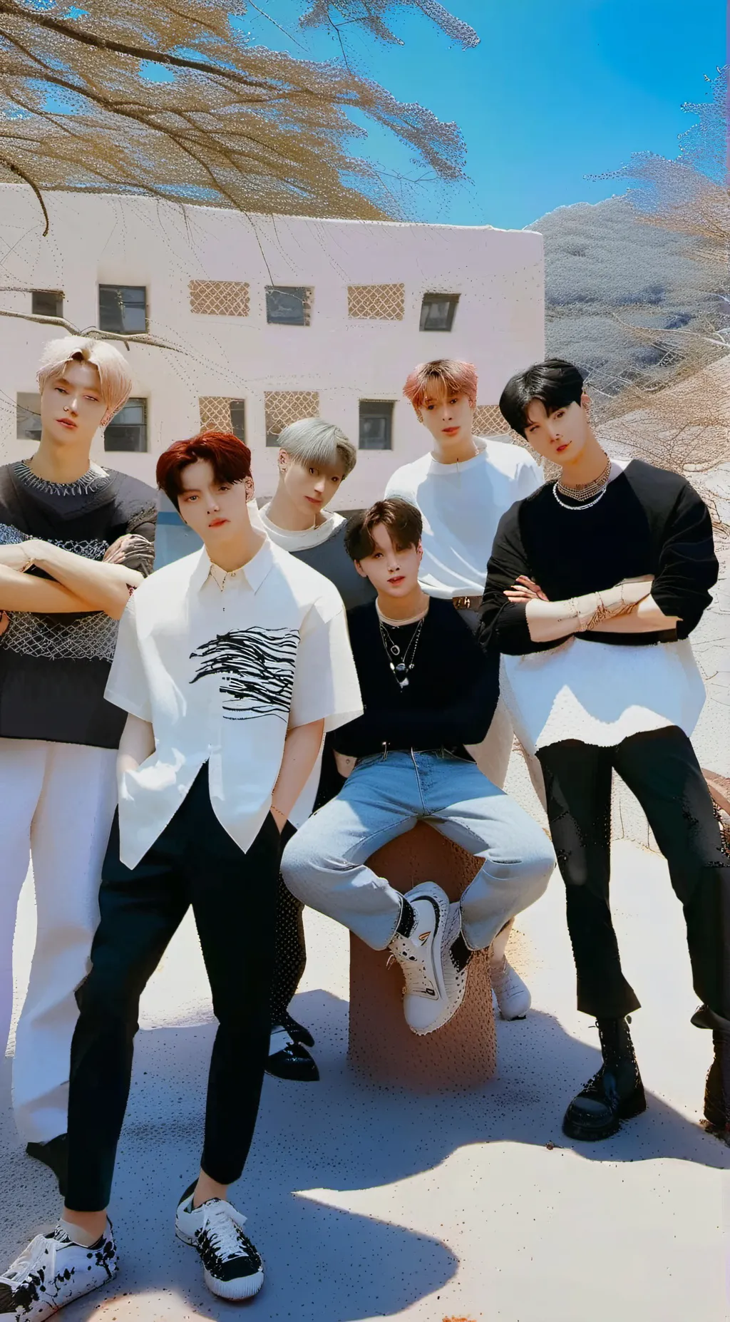 ai character: Stray kids  background