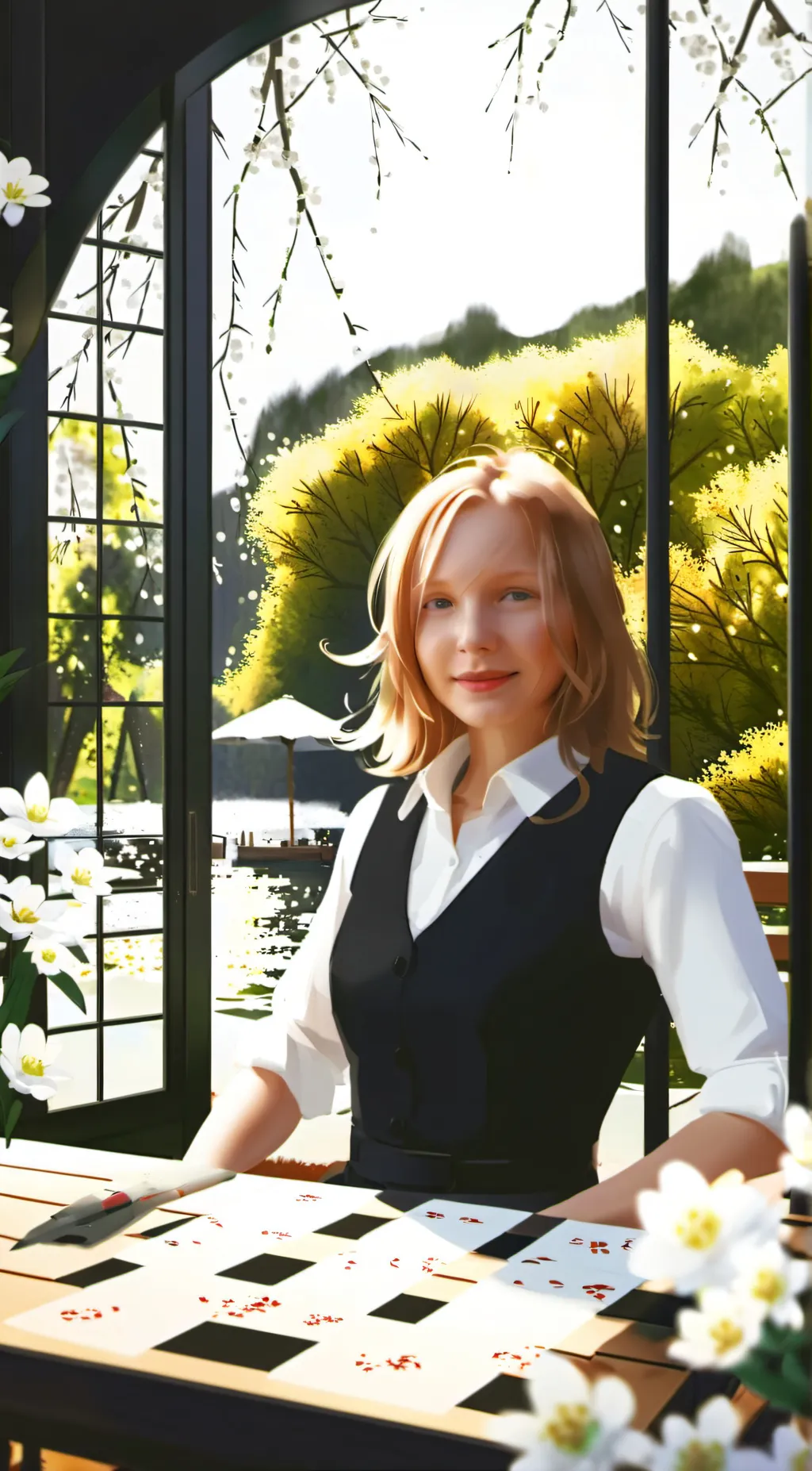 ai character: Me background