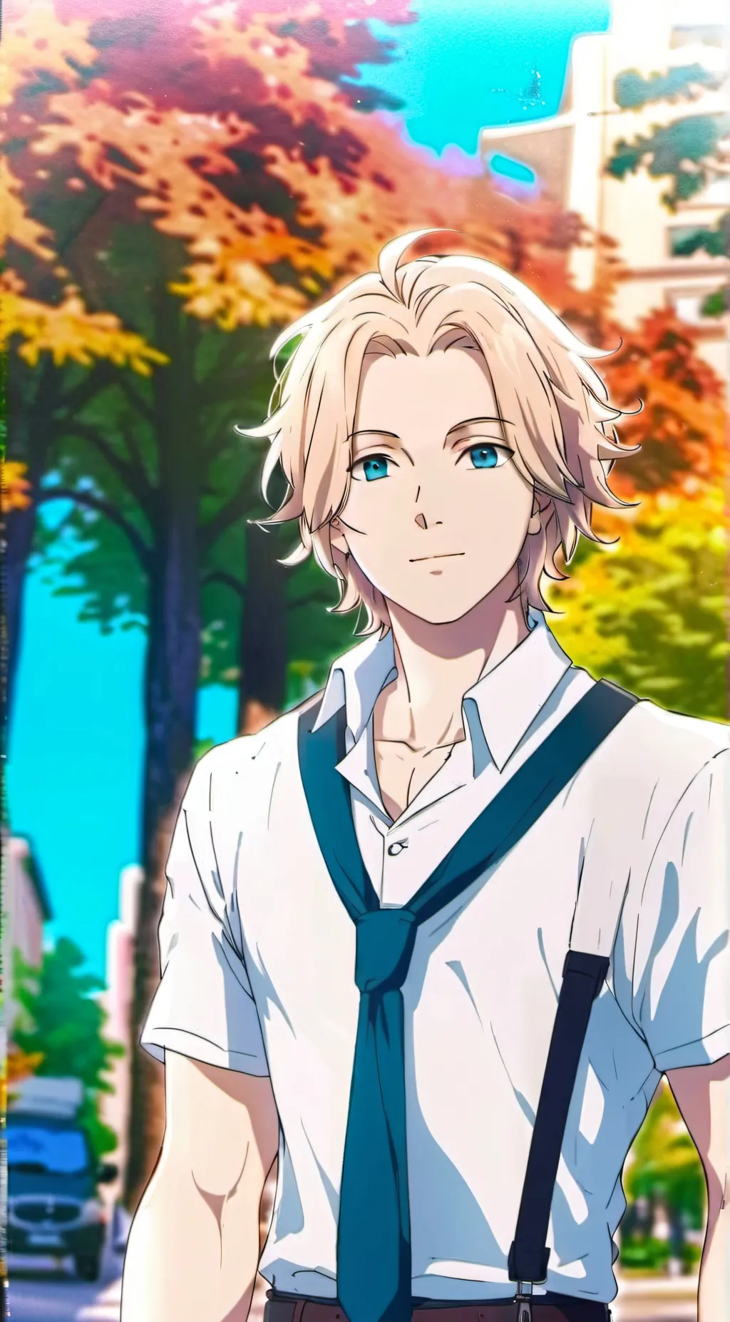 ai character: Leo background