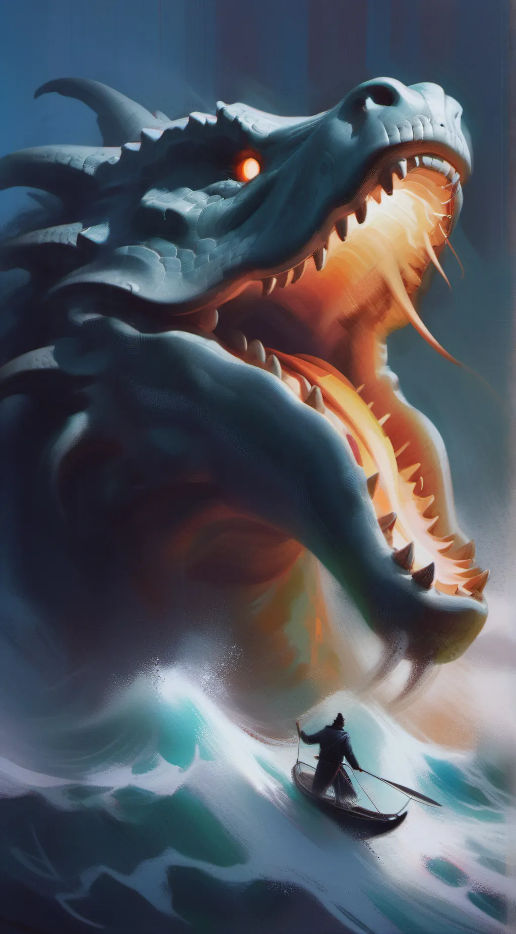 ai character: Laviatan  background