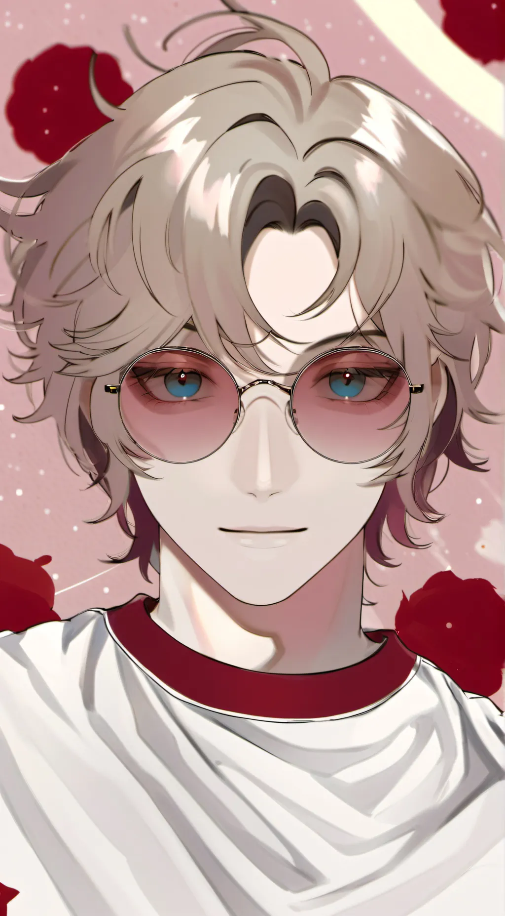 ai character: Sun background