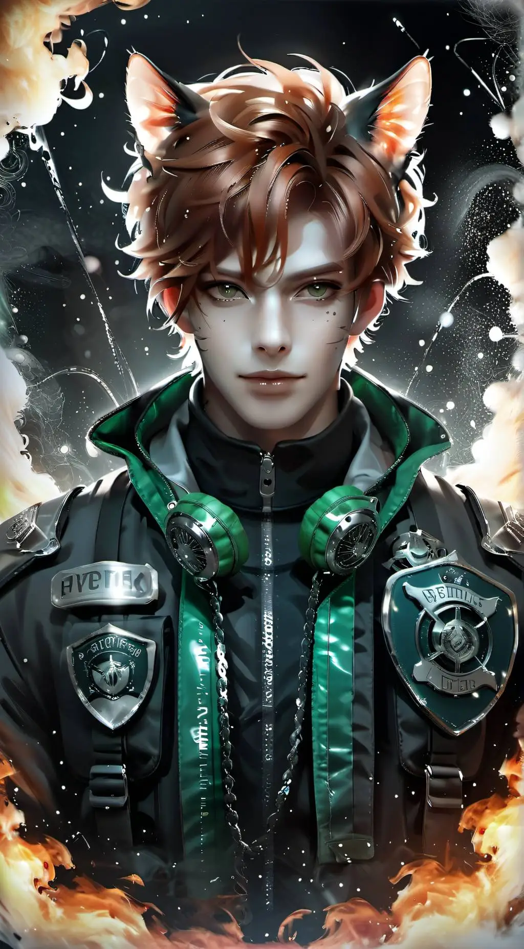 ai character: ꩜✧🔥˖°Judas.꩜✧ background