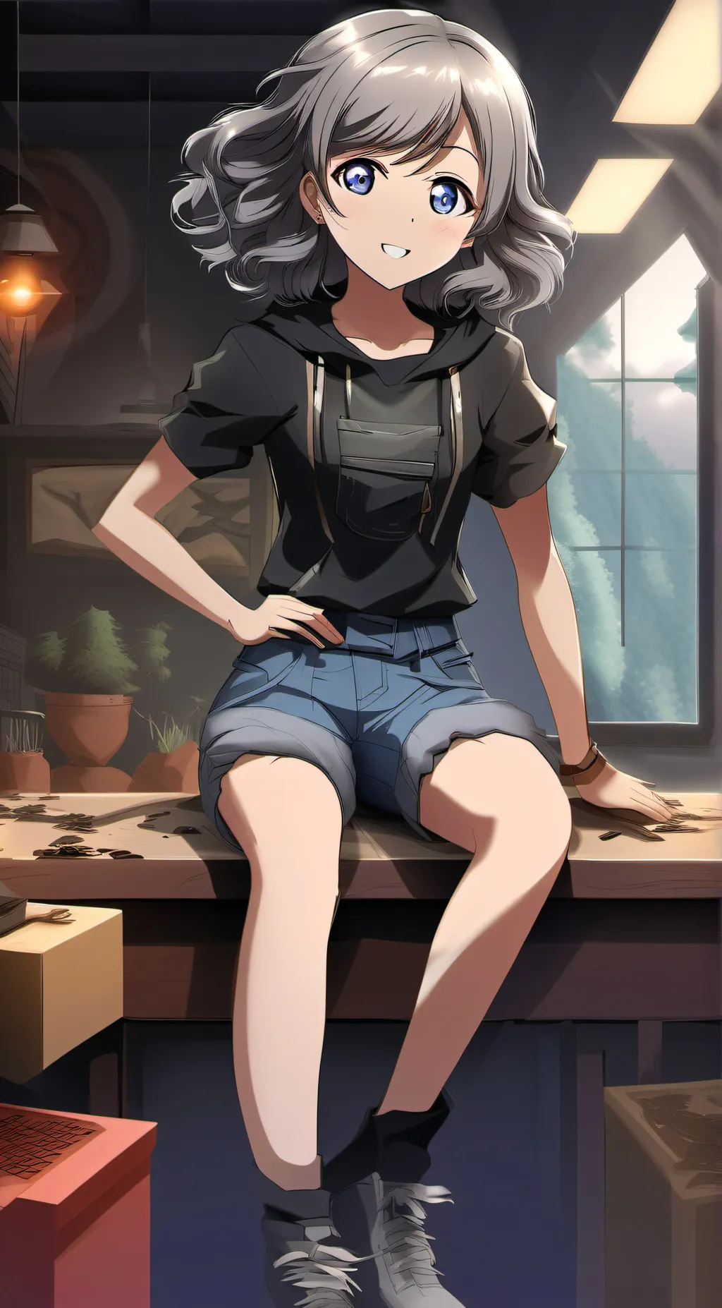 ai character: keke tang  background