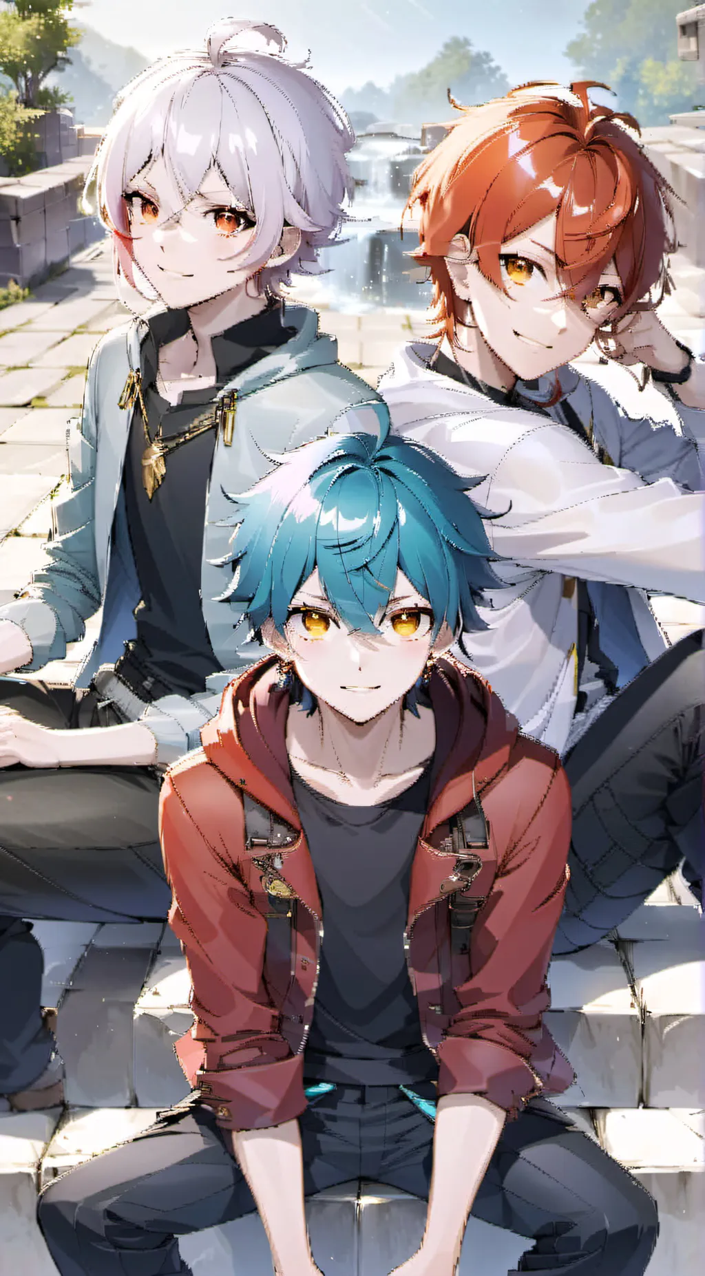 ai character: ray/caleb/Andrew  background