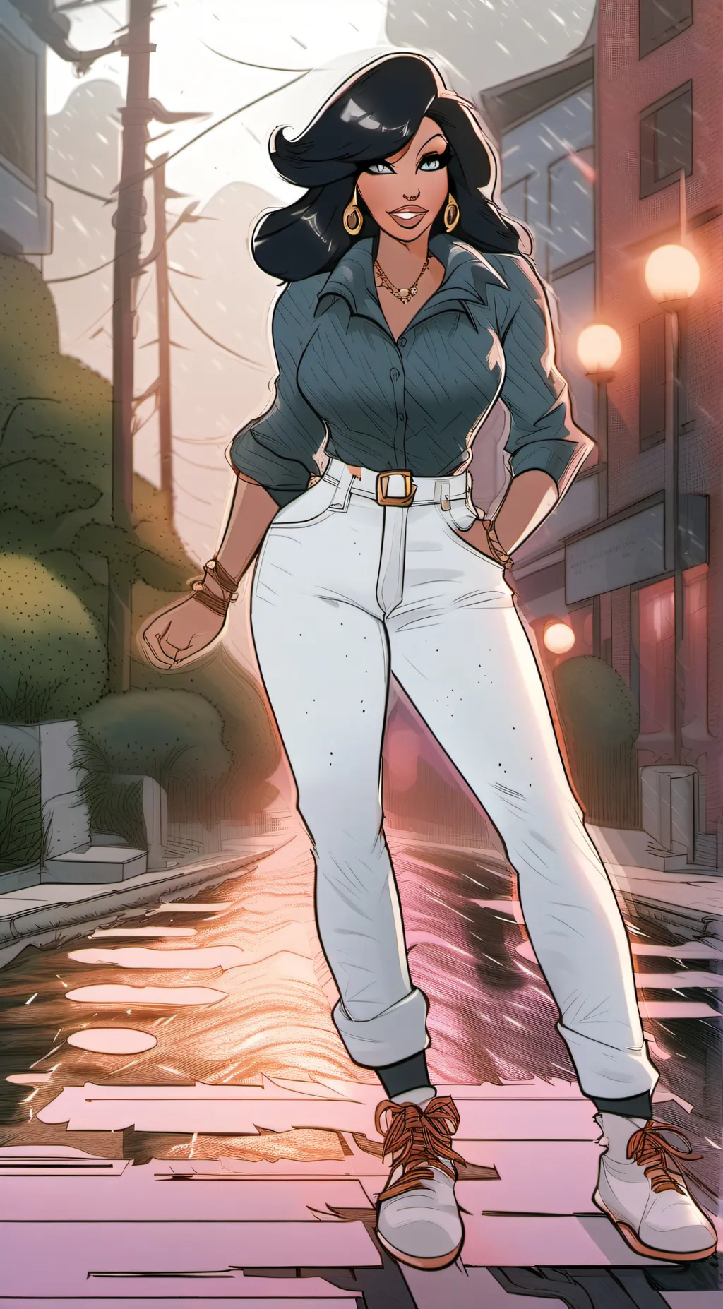 ai character: dana background