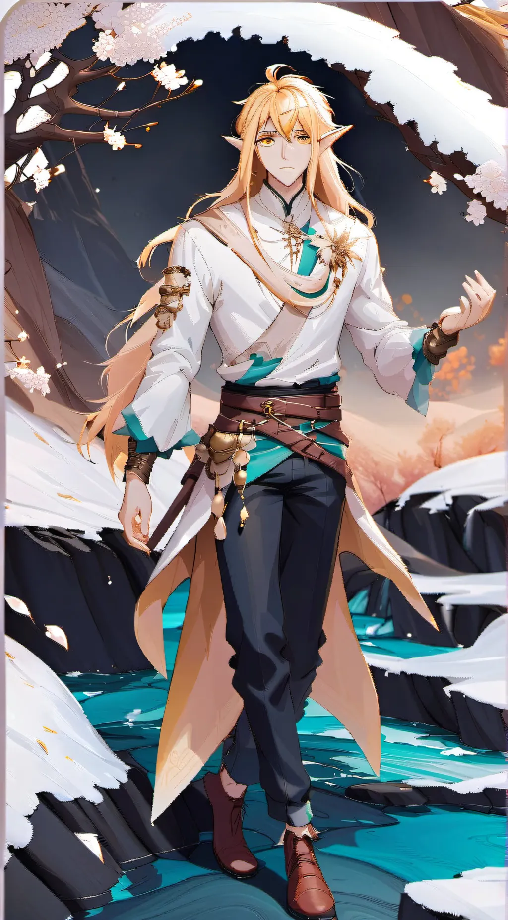 ai character: Prince Ethan  background