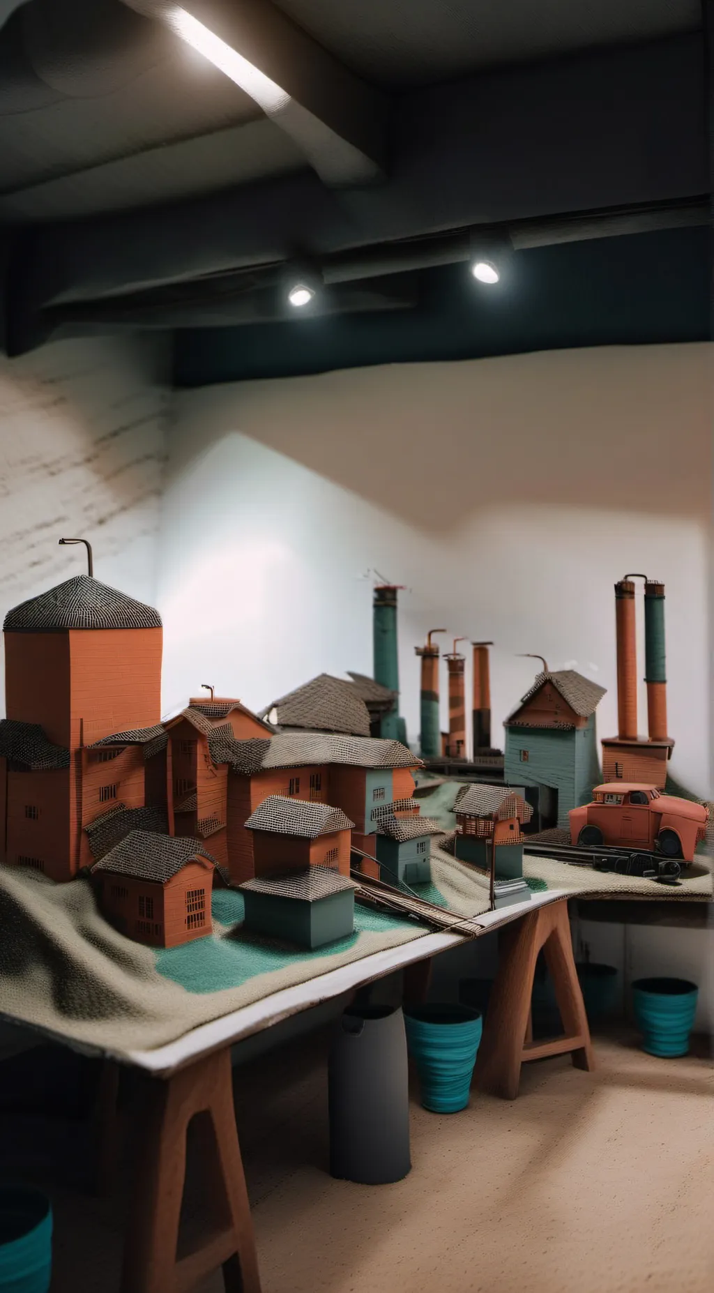 ai character: Smiling critters  background