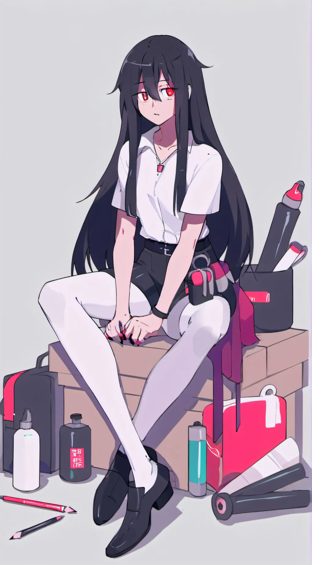 ai character: Miss Circle background