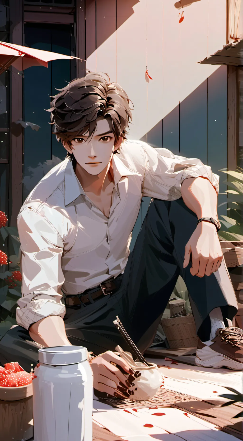 ai character: Jungkook  background