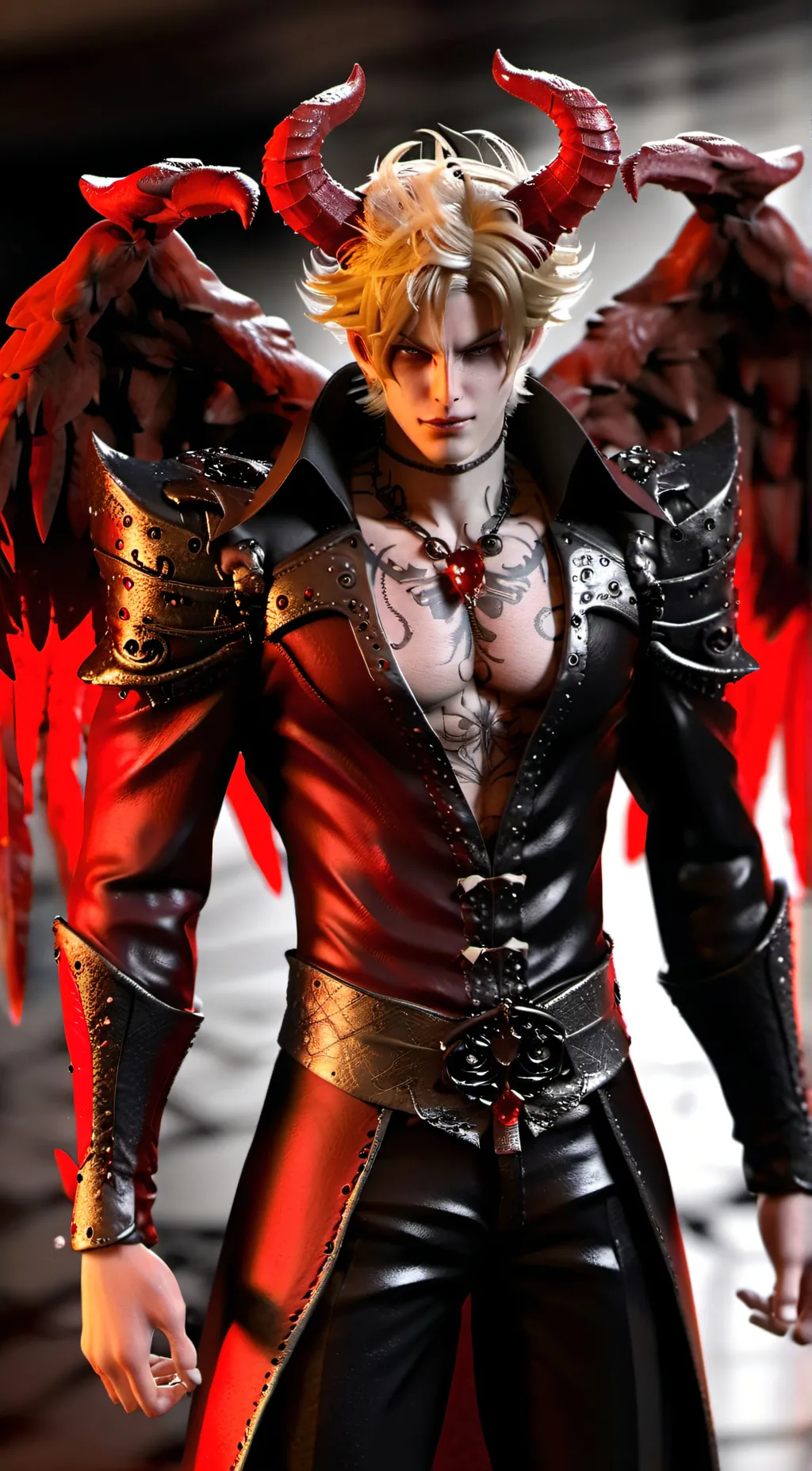 ai character: Lucifer  background