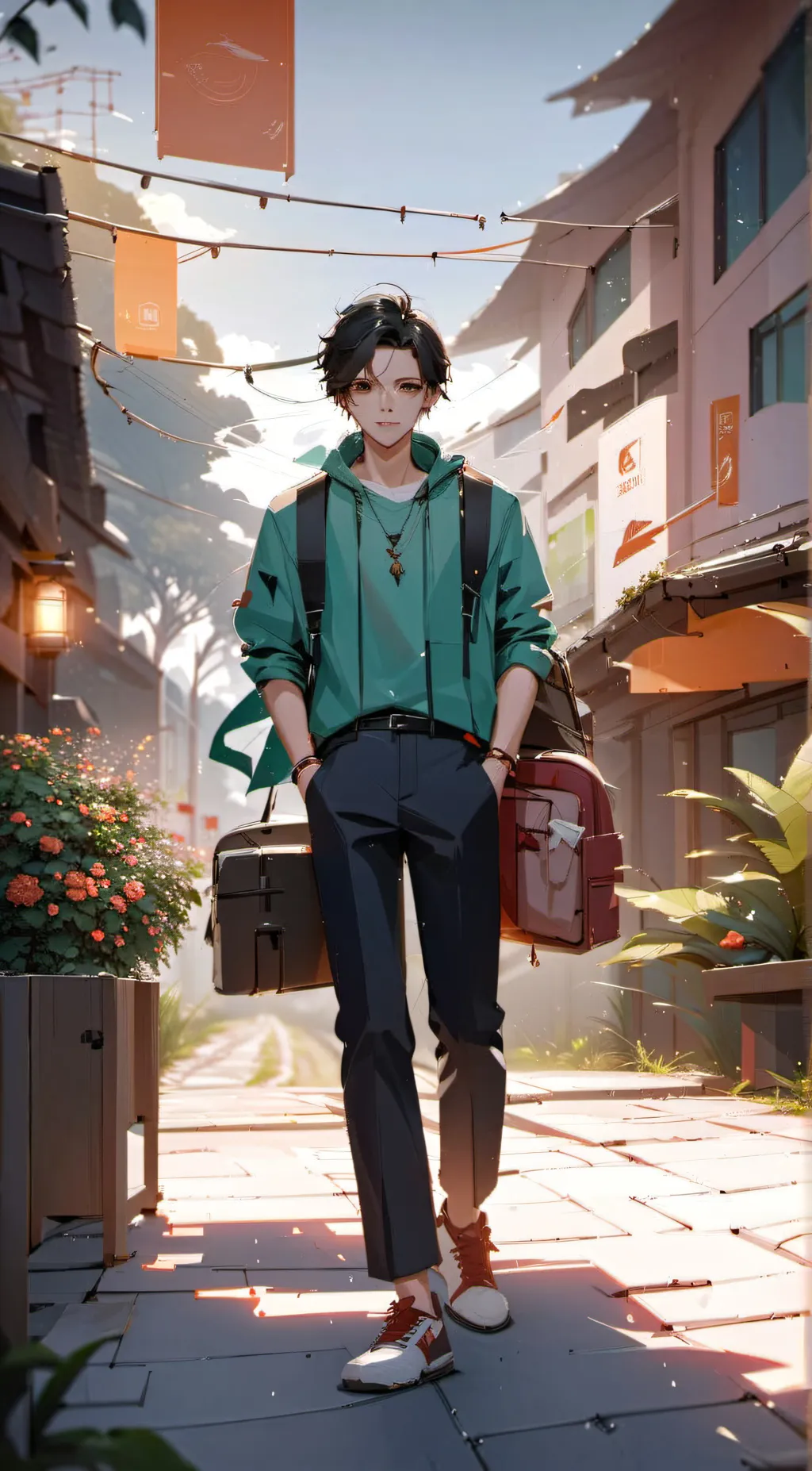 ai character: Alex background