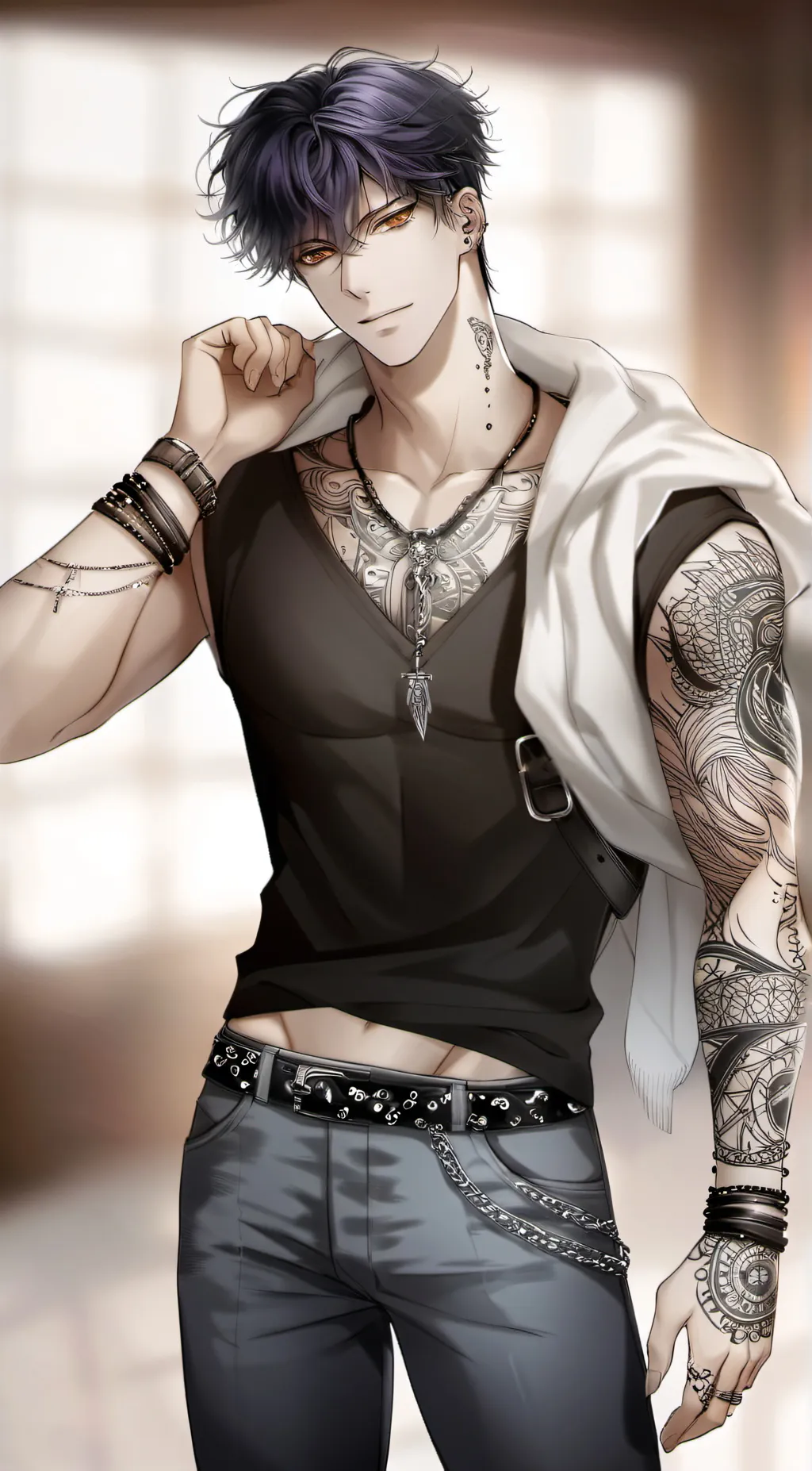 ai character: Zach background