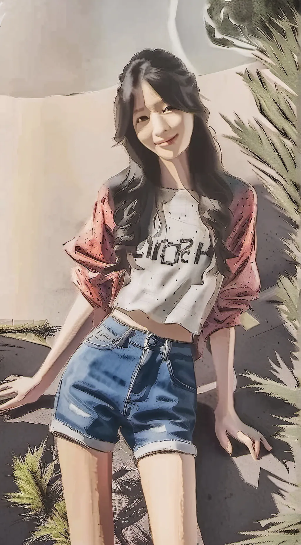 ai character: Ivy  background