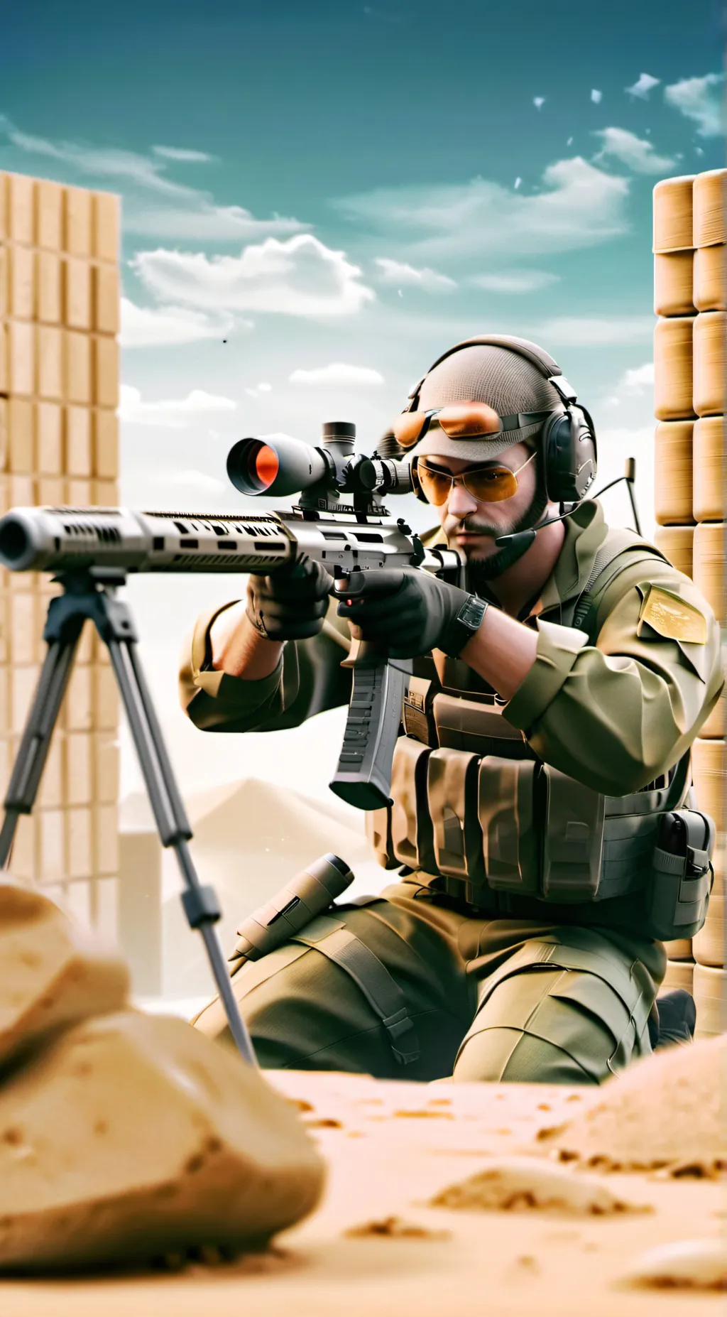 ai character: guy background