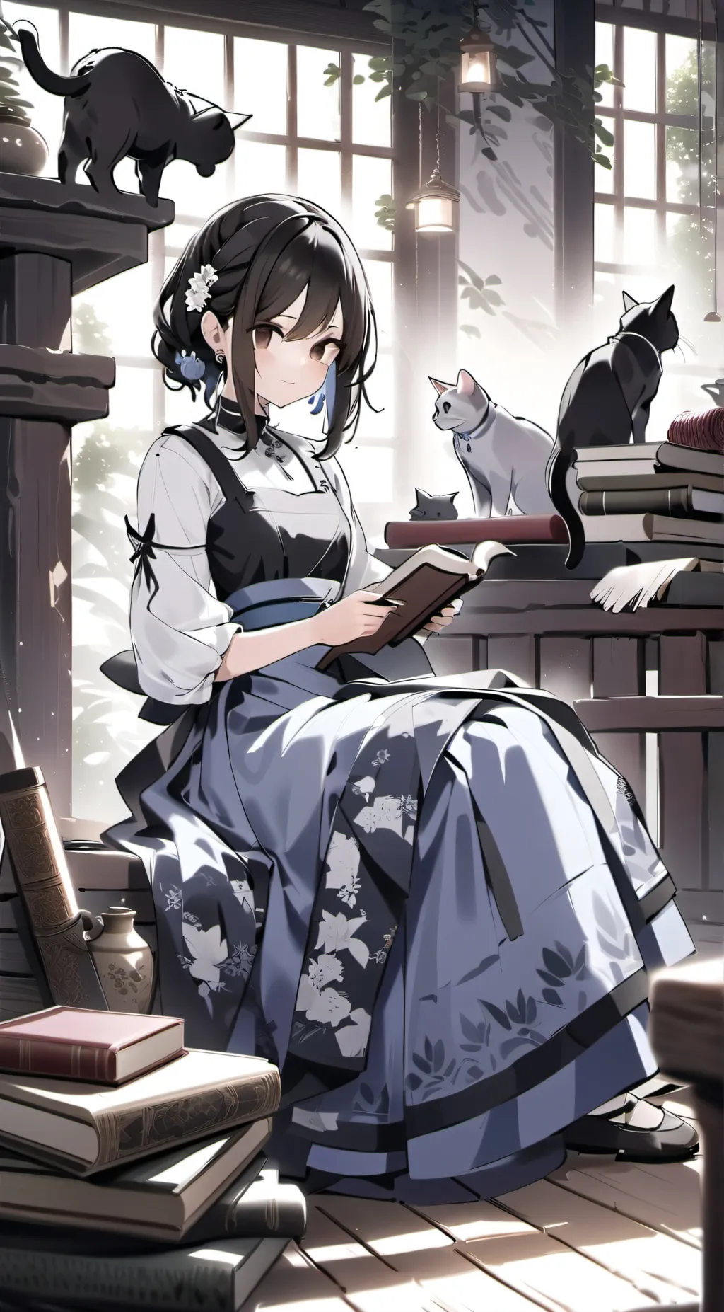 ai character: Evelyn background