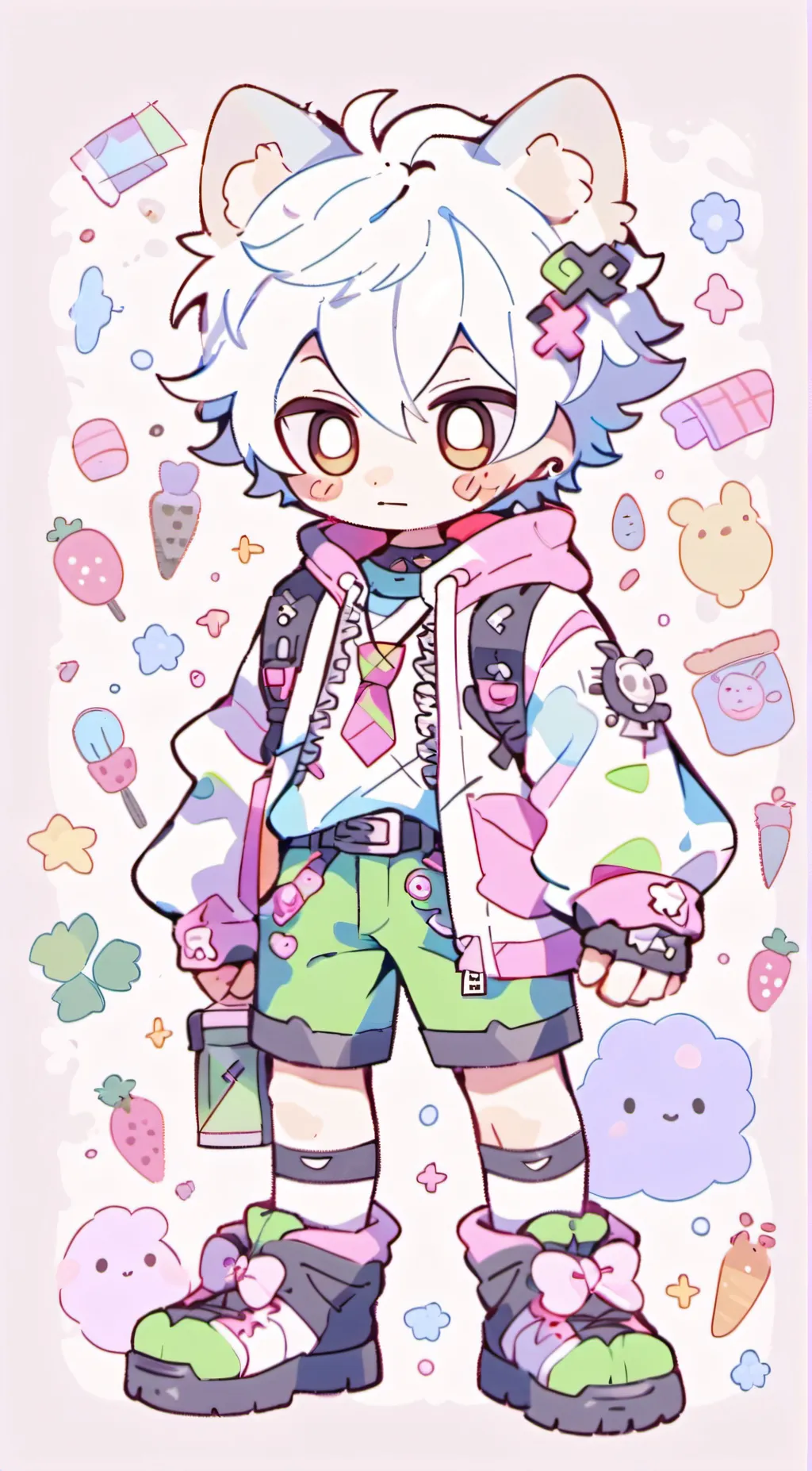 ai character: Hugo background