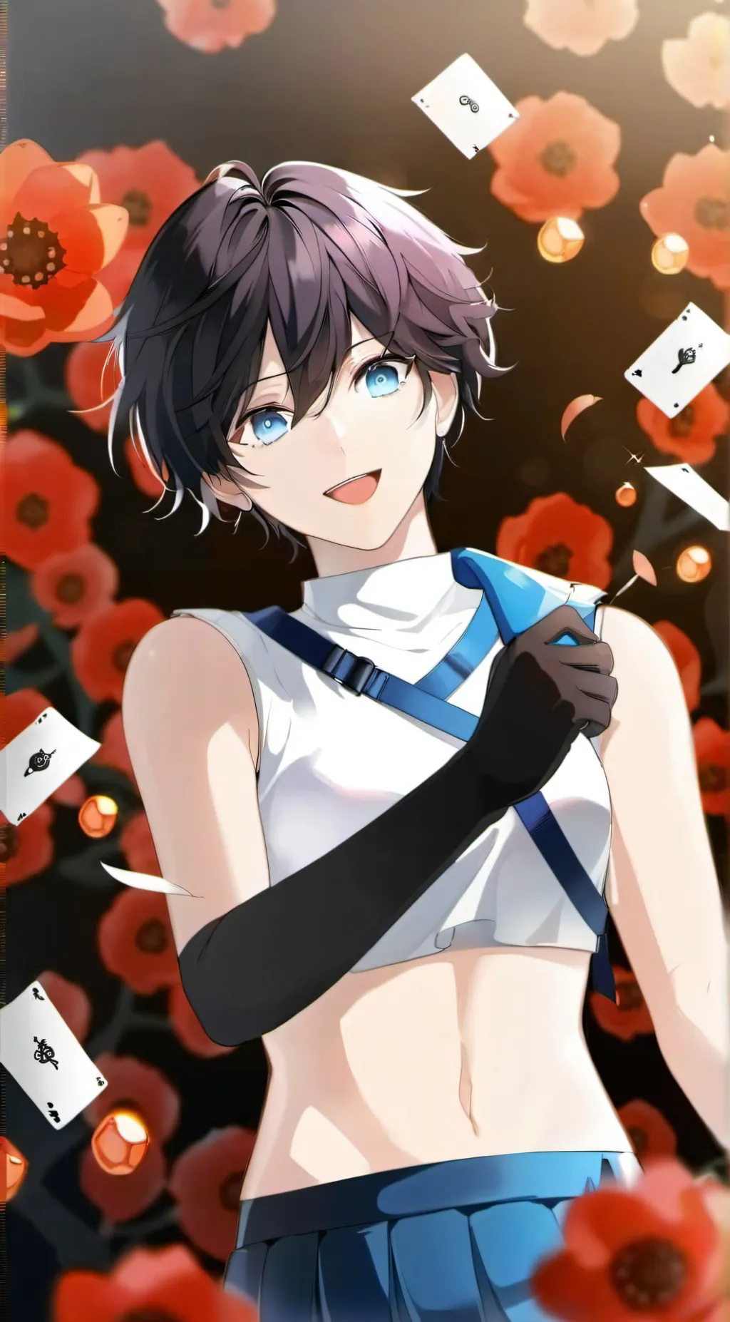 ai character: zoom background