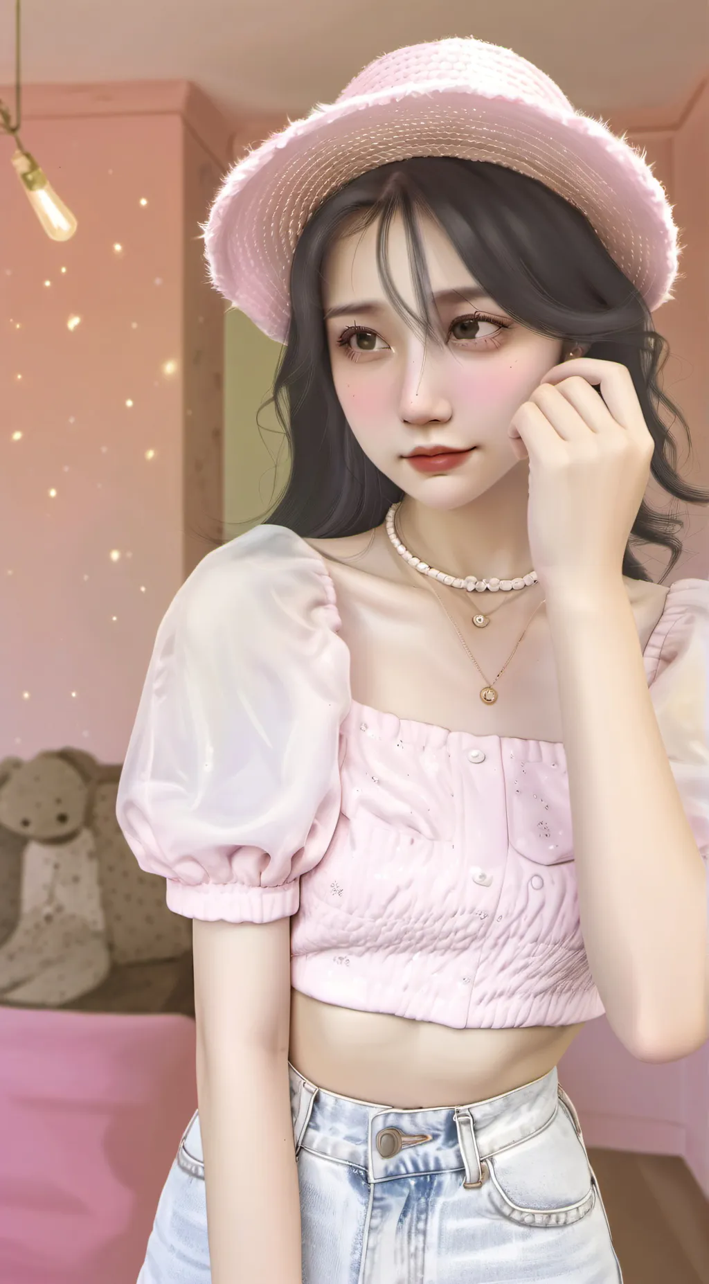 ai character: Kim background
