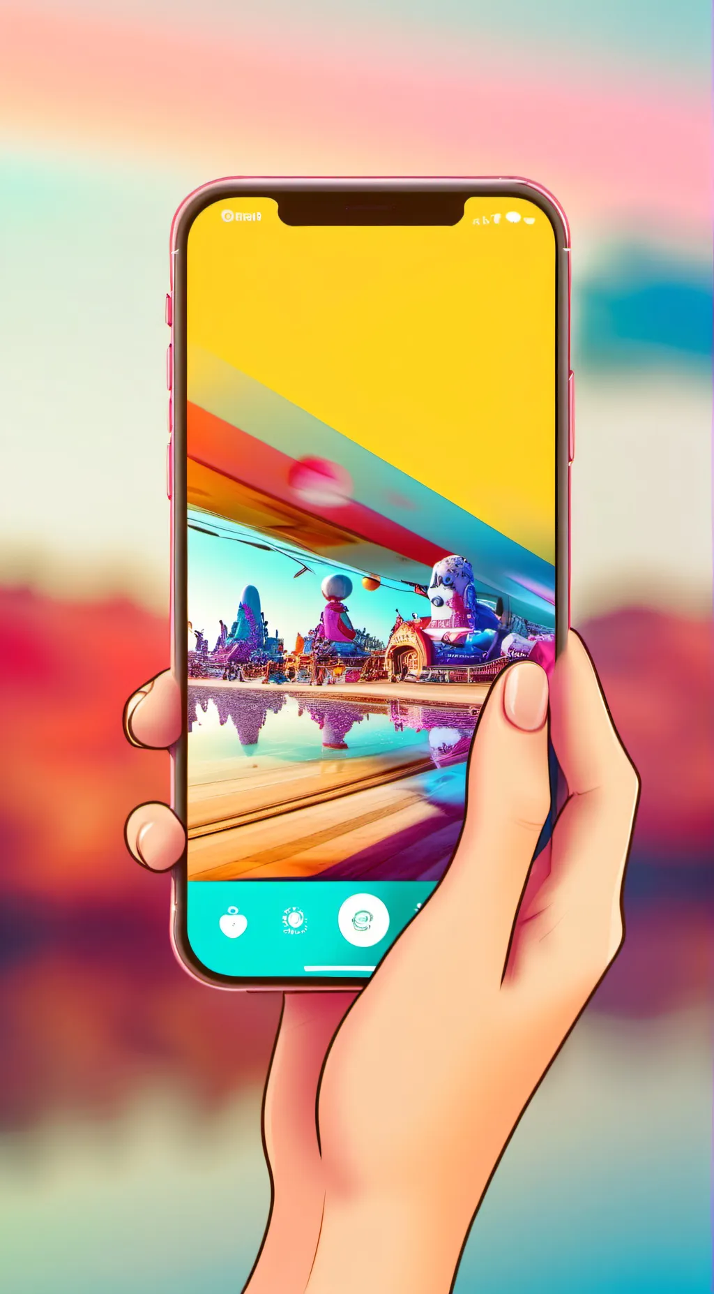 ai character: LALALA background