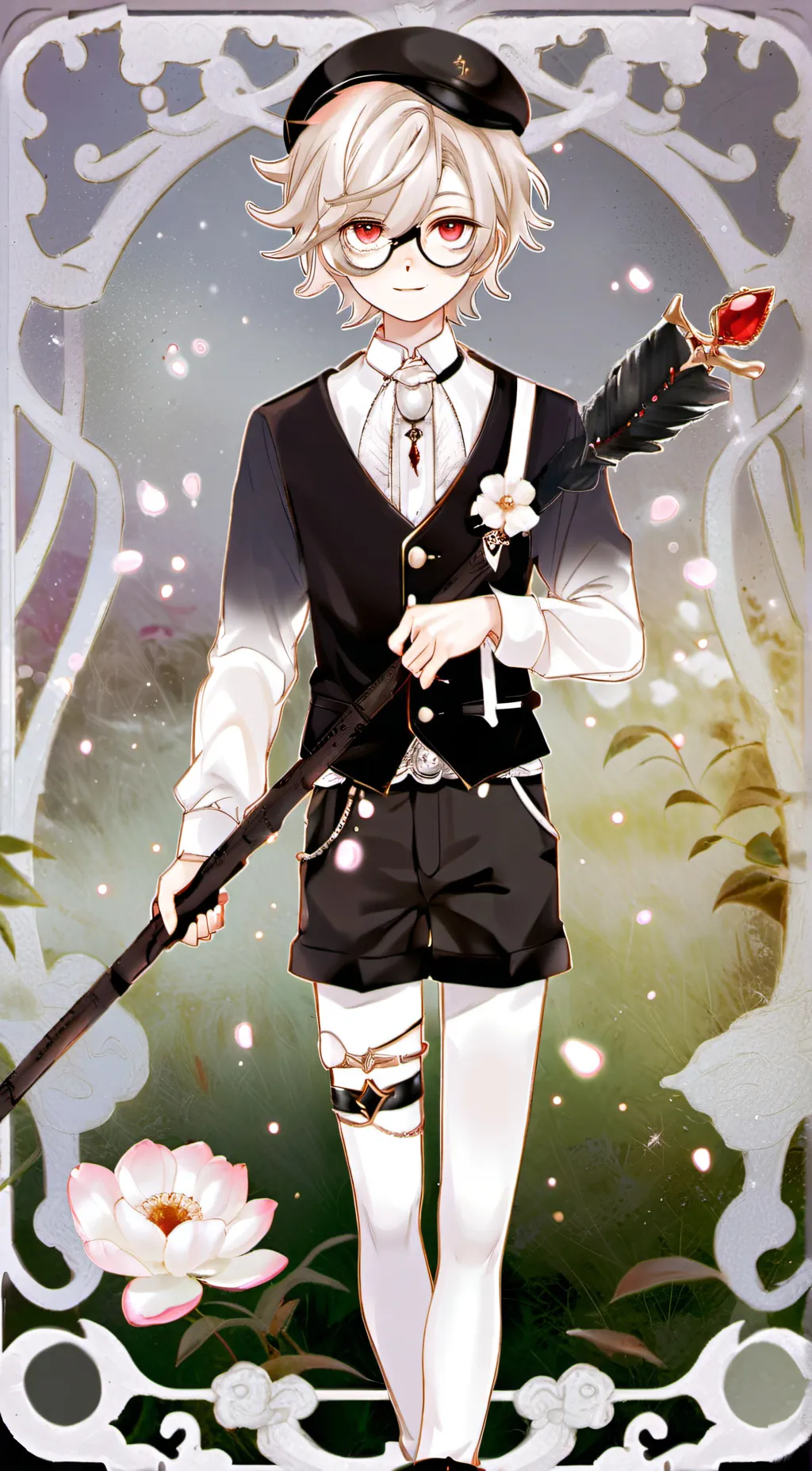 ai character: Fuji background