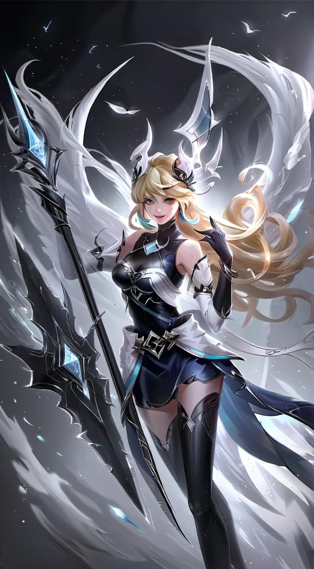 ai character: layla sister miku background