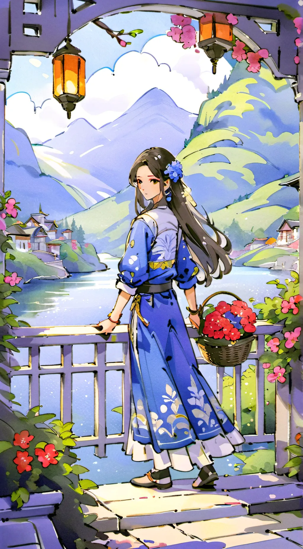 ai character: Ellie. background