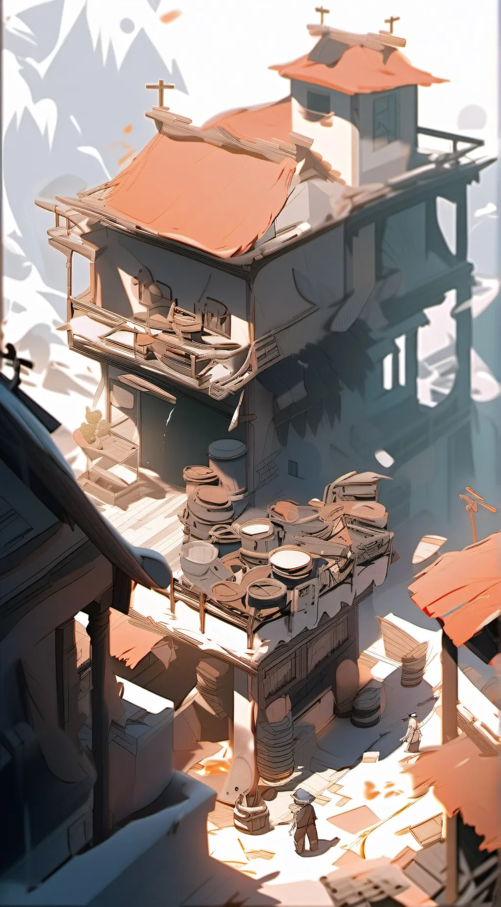 ai character: Poppy playtime background