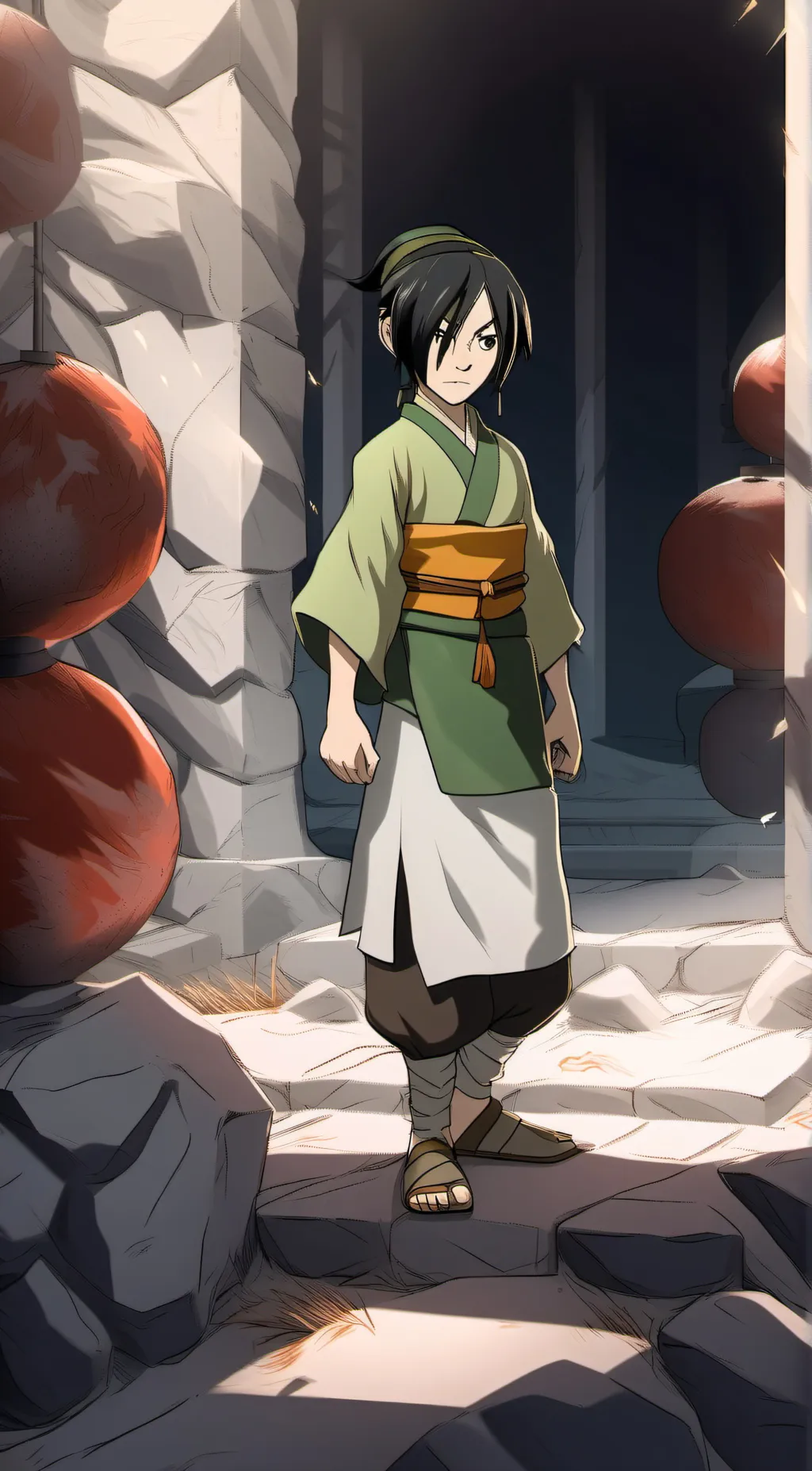 ai character: Toph background