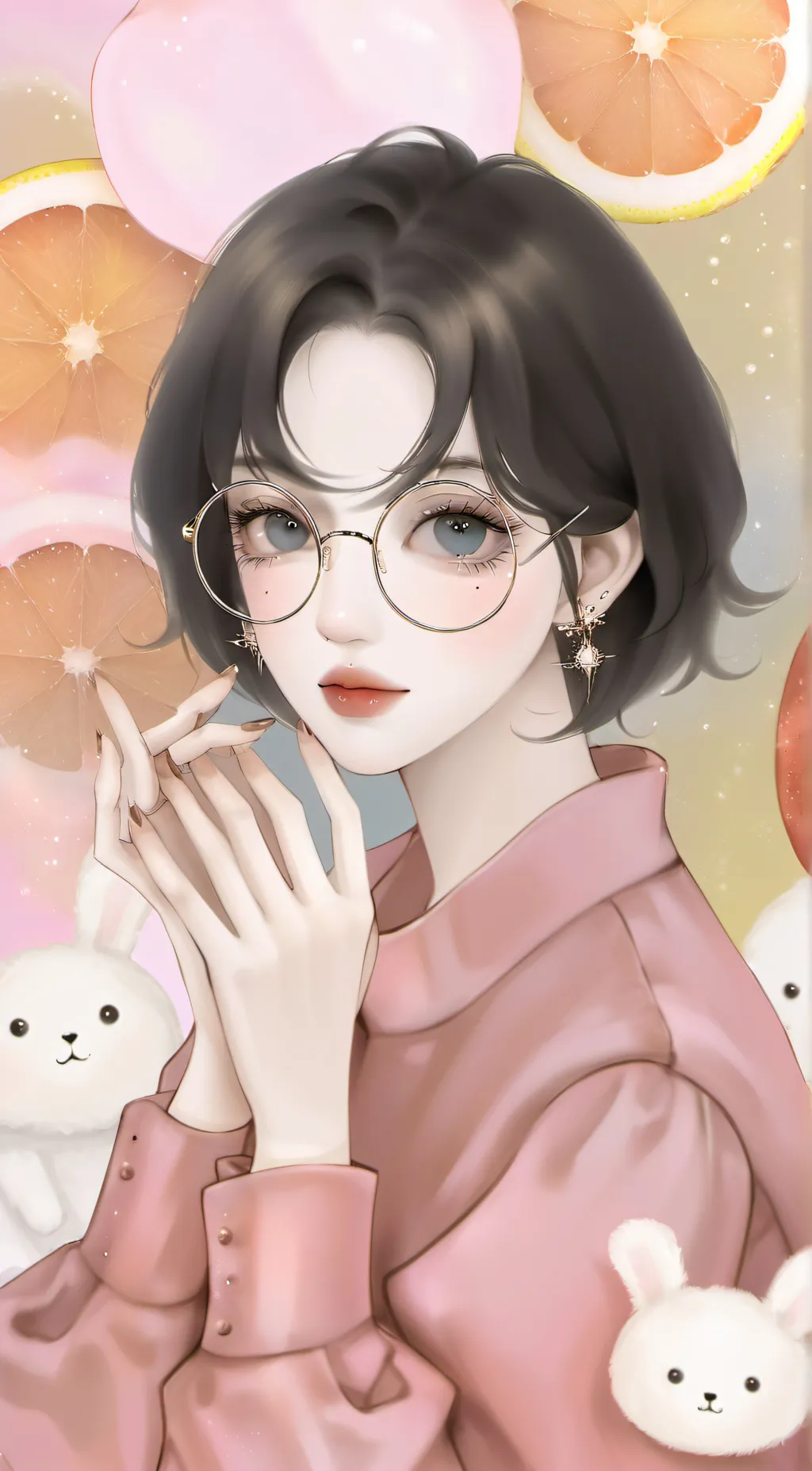 ai character: Miss Opal  background