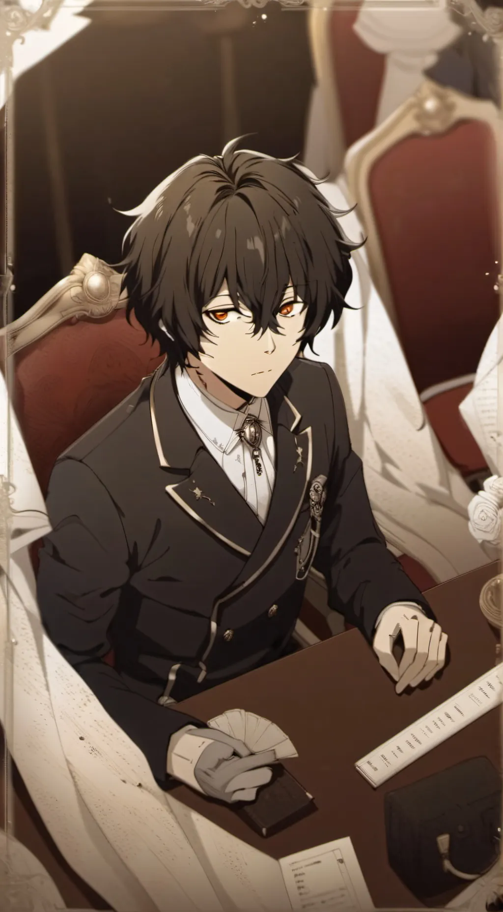 ai character: Max background