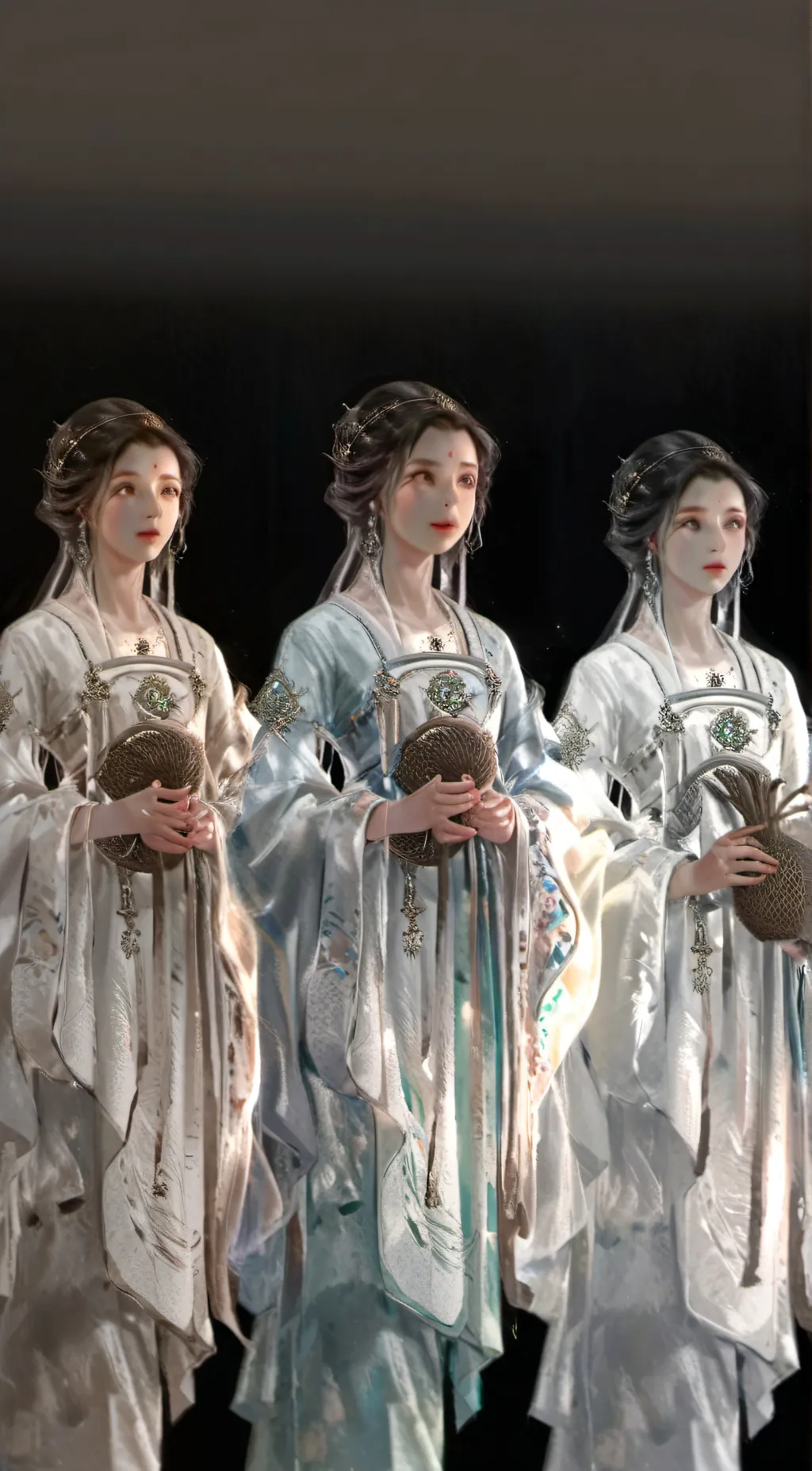 ai character: harem of girls background