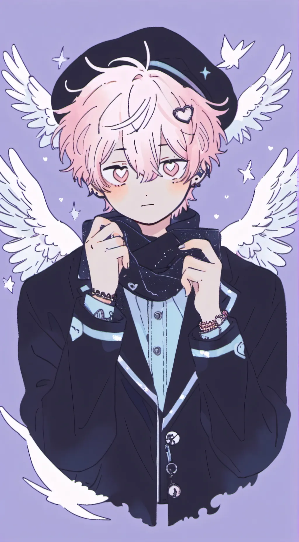 ai character: cupied background