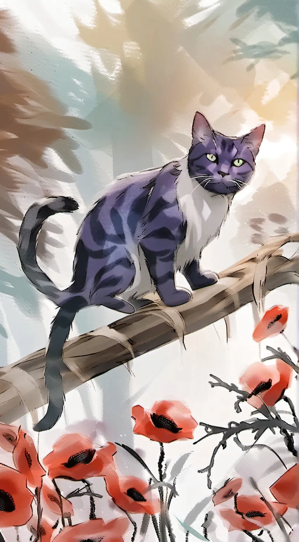 ai character: Catnap background