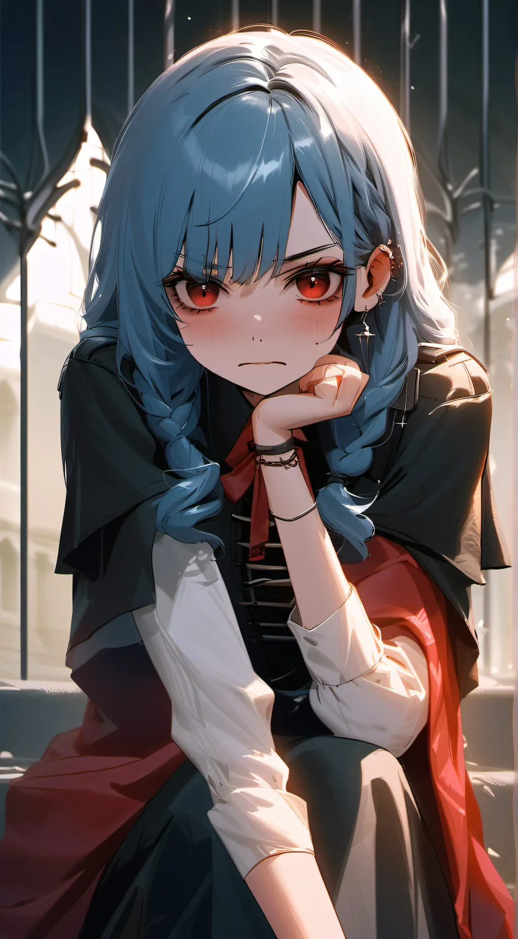 ai character: Katharina  background