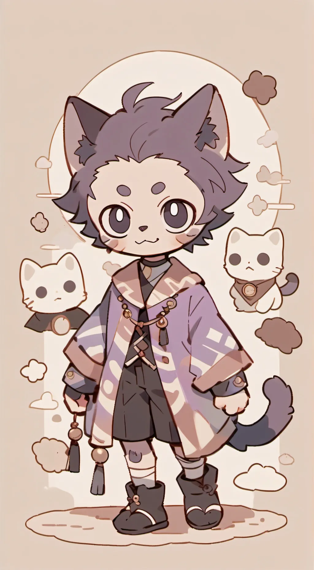 ai character: Catnap background