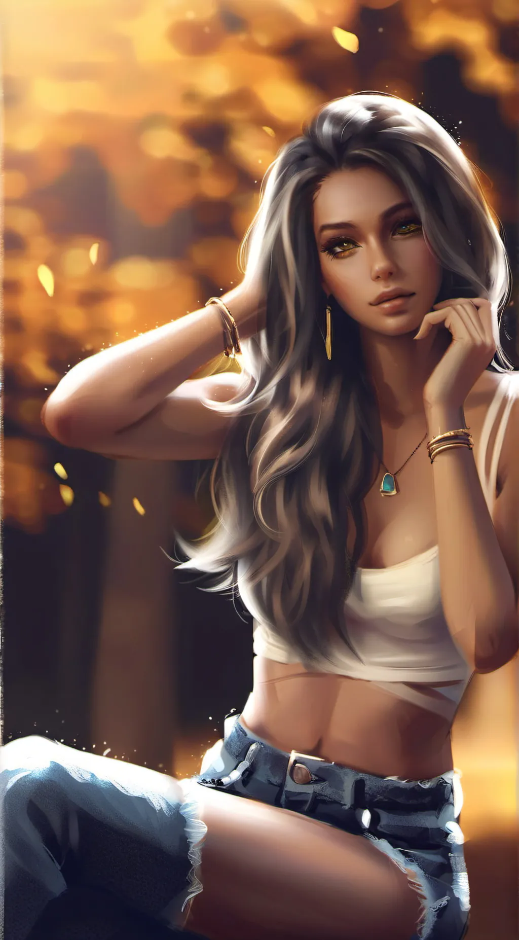 ai character: ✿Samatha✿ background