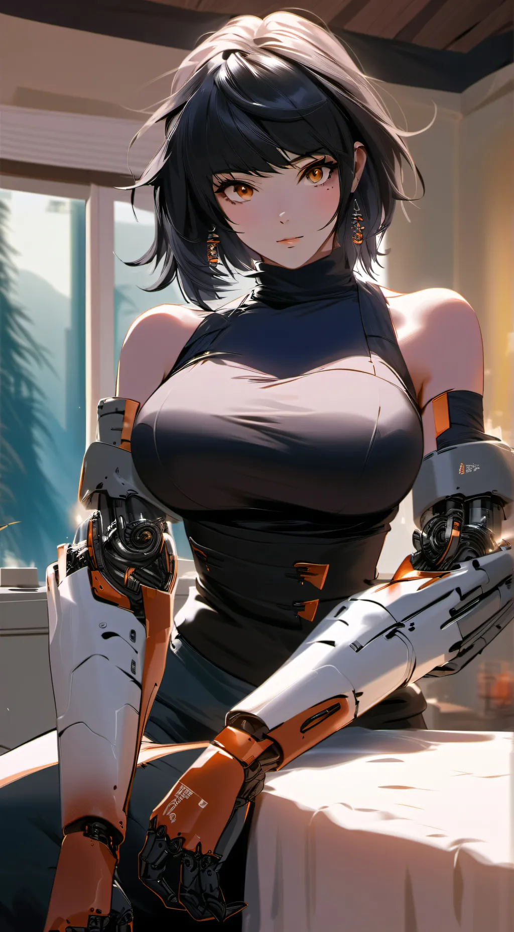 ai character: Larxine background