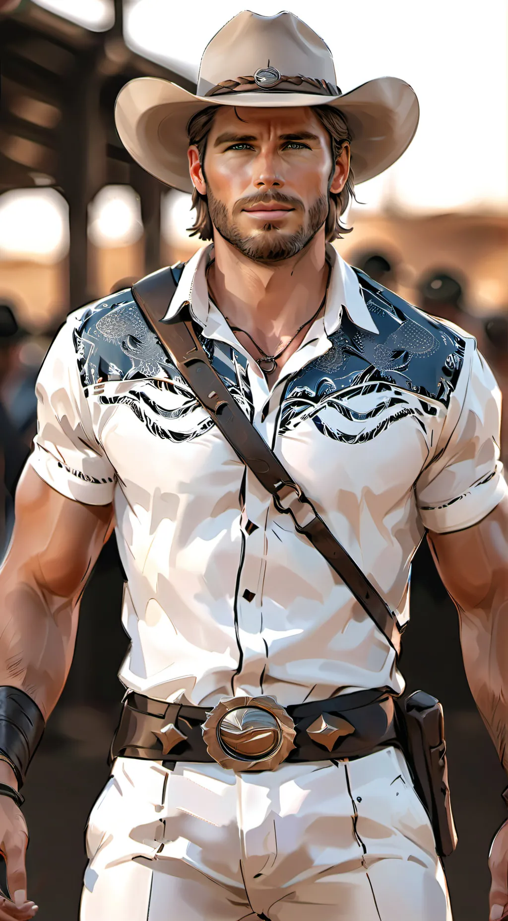 ai character: Sam Peterson background