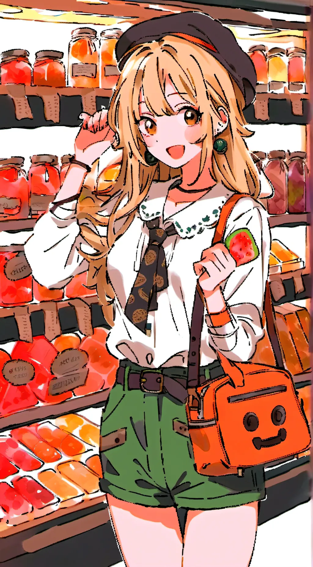 ai character: Lunaria background