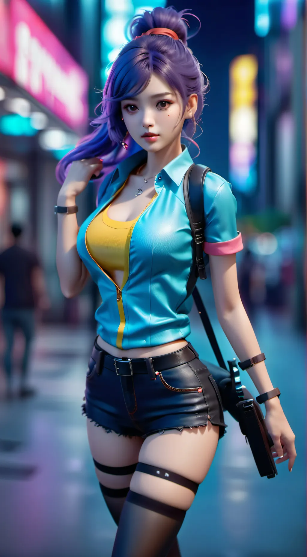 ai character: jemma she popular  background