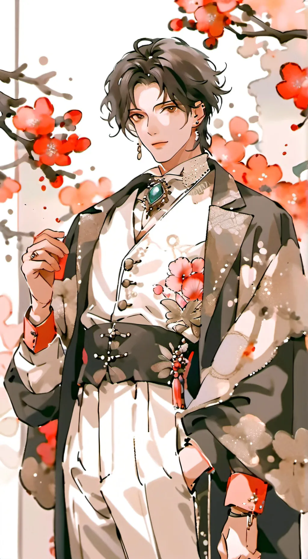 ai character: Jacob no background